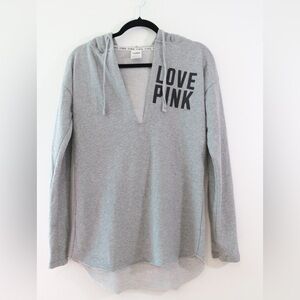 PINK Victoria's Secret Gray Relaxed Hoodie